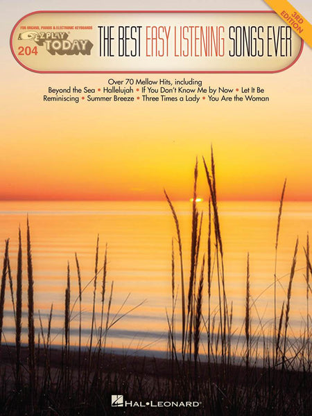 HAL LEONARD 00101542 The Best Easy Listening Songs Ever - 3rd