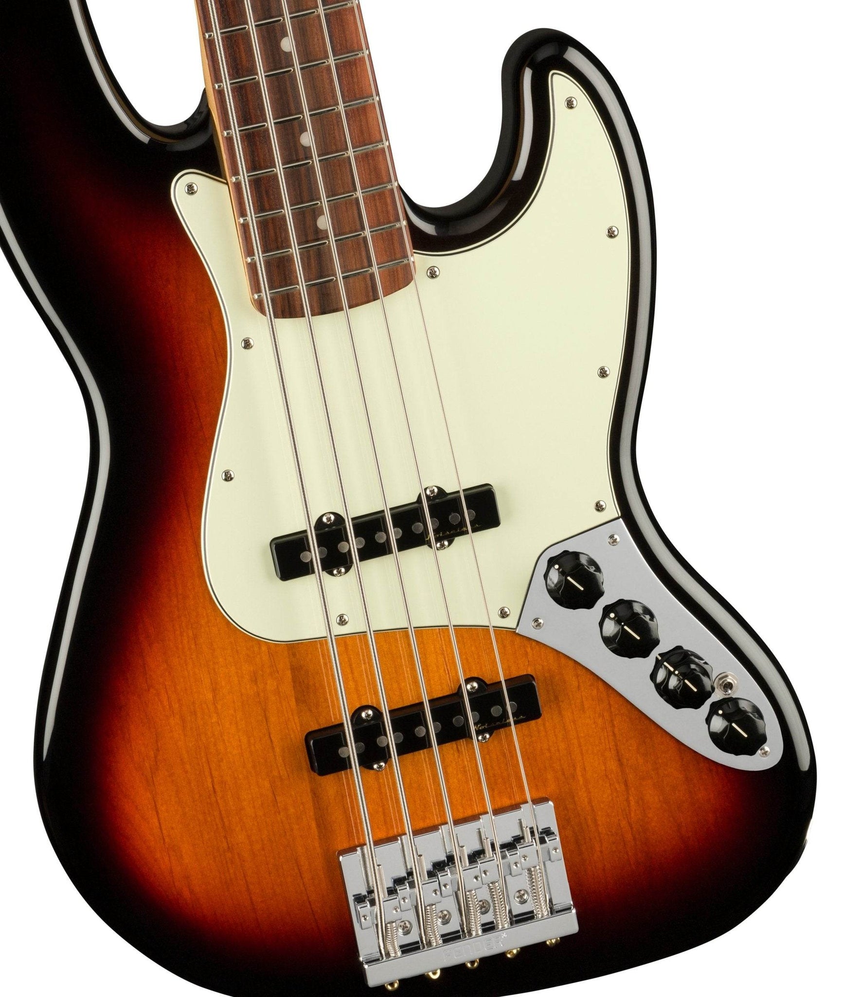 FENDER 0147383300 Player Plus Series Jazz Bass V 5 String Bass Guitar (3 Tone Sunburst) - Ray's Midbell Music