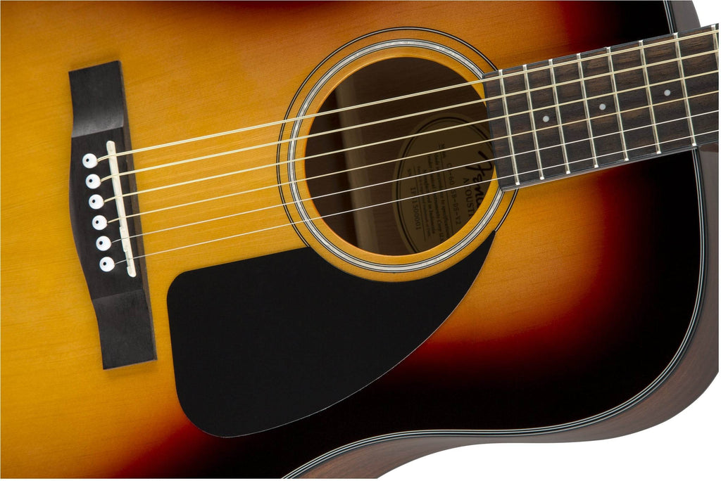 FENDER 0970110232 CD-60 Dreadnought V3 w/ Case, Walnut Fingerboard, Sunburst - Ray's Midbell Music