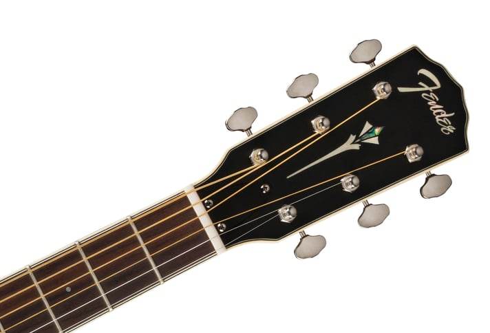 FENDER 0970392337 PR-180E Round Neck Resonator Guitar w/ Electronics ( Aged Cognac Burst ) - Ray's Midbell Music
