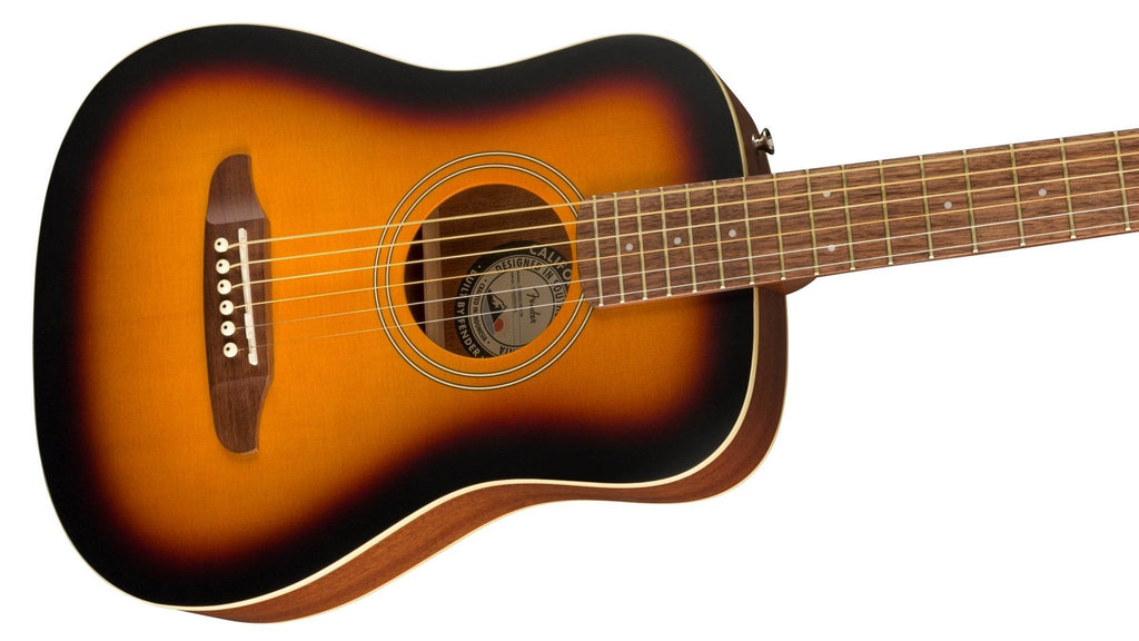 FENDER 0970710103 Redondo Mini Acoustic Guitar w/ Bag (Sunburst) - Ray's Midbell Music