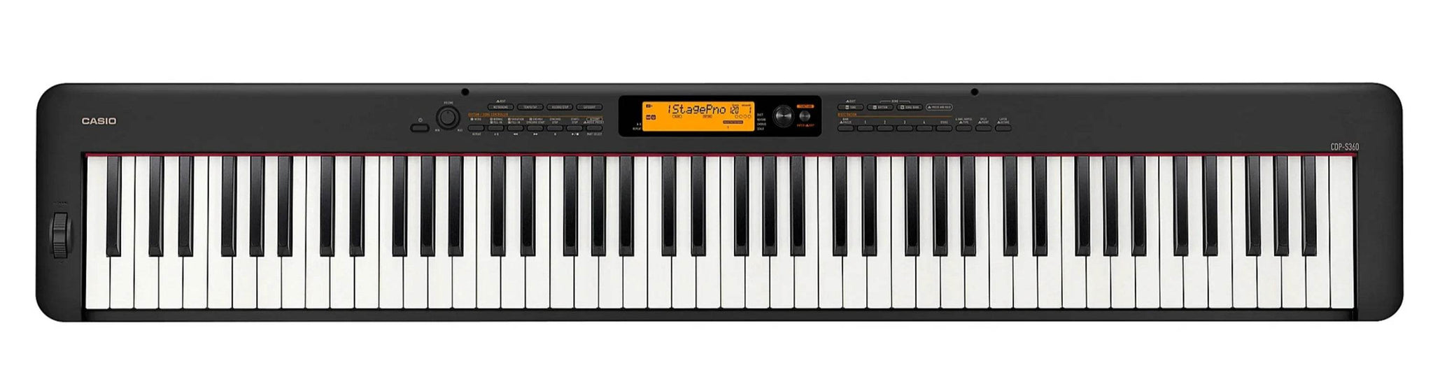 CASIO CDPS360BK Compact Digital Piano (Black) - Ray's Midbell Music