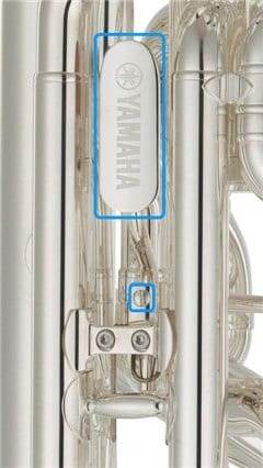 YAMAHA YEP642TSII Professional Neo Euphonium, Silver Plated - Ray's Midbell Music