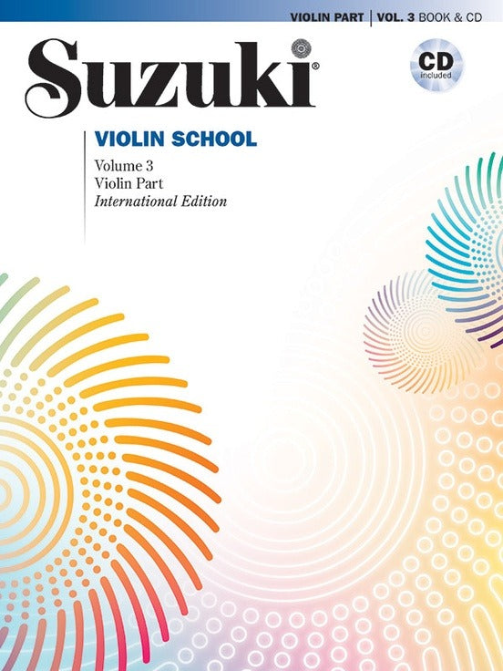 ALFRED 0048728 Suzuki Violin School, Volume 3 Book & CD