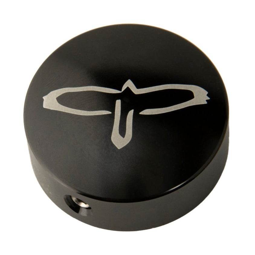 PRS 111018001011 Barefoot Guitar Pedal Button (Black, Bird Logo) - Ray's Midbell Music