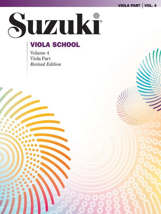 ALFRED 000244S Suzuki Viola School Viola Part, Volume 4