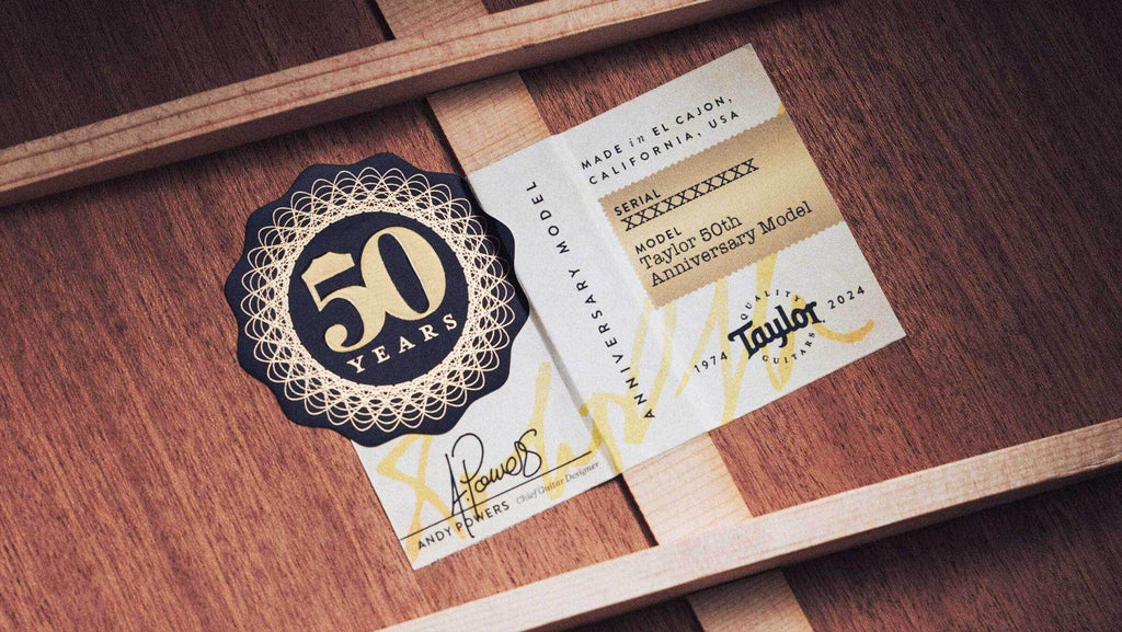 Taylor 50TH ANNIV. AD14CE LTD 50th Anniv. LTD Edition American Dream Series Grand Auditorium A/E Guitar - Ray's Midbell Music