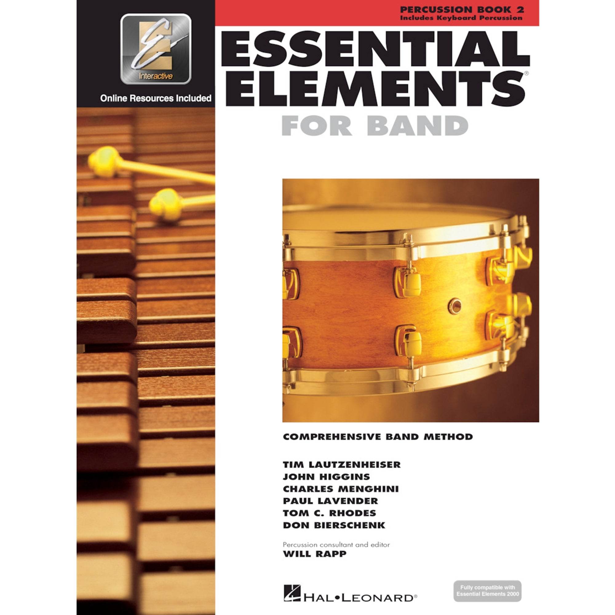 HAL LEONARD HL00862604 Essential Elements Percusson Bk 2 - Ray's Midbell Music