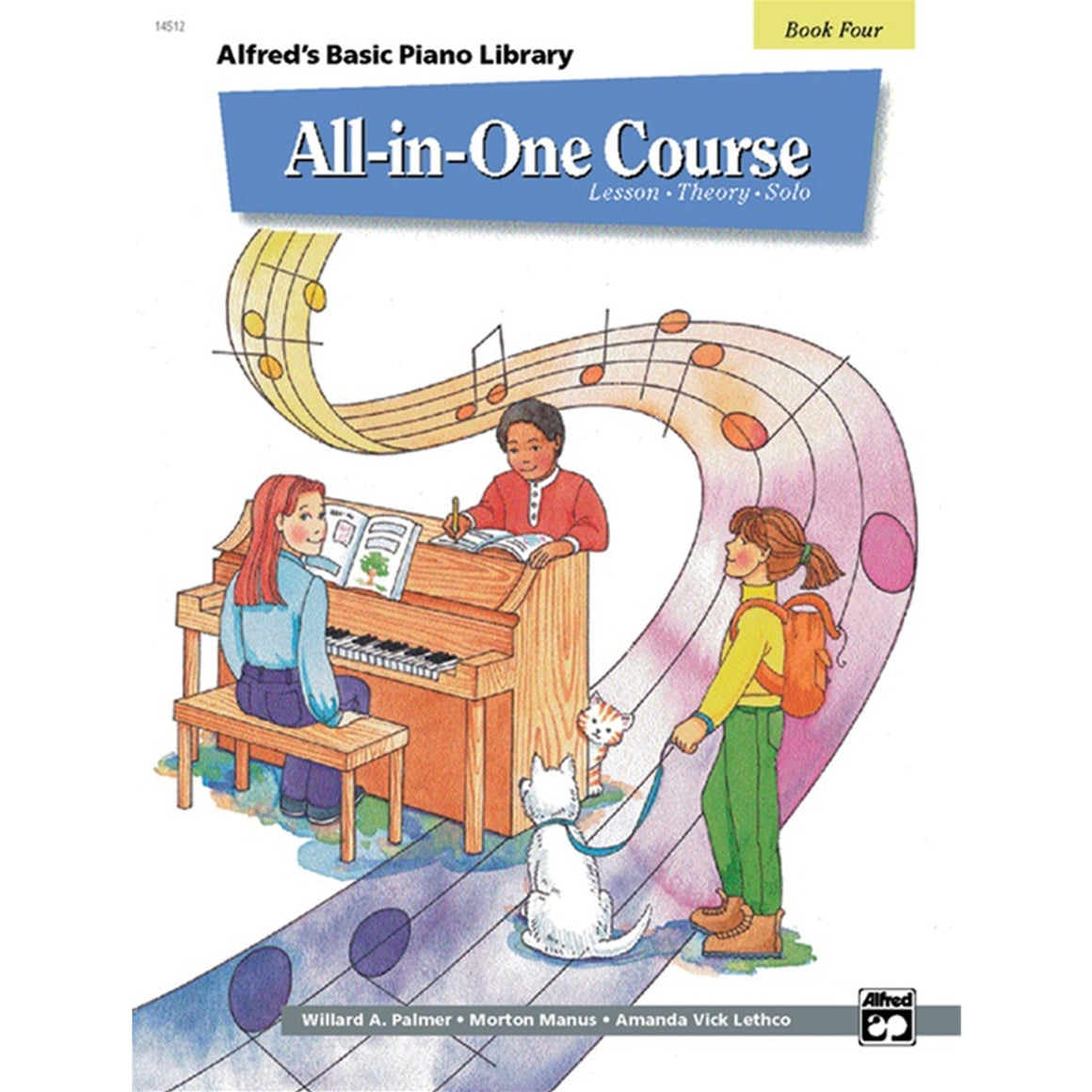 ALFRED 14512 Alfred's Basic All-in-One Course for Children, Book 4 [Piano]