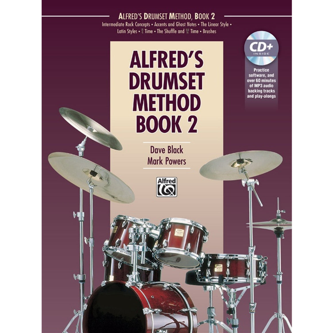 ALFRED 44649 Alfred's Drumset Method, Book 2 w/ CD