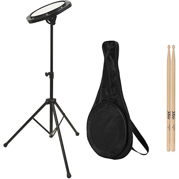 ＃デジタルプリント　スターダンス DRUM FIRE DFP5500 Drum Practice Pad w/ Stand & Bag - Ray's Midbell