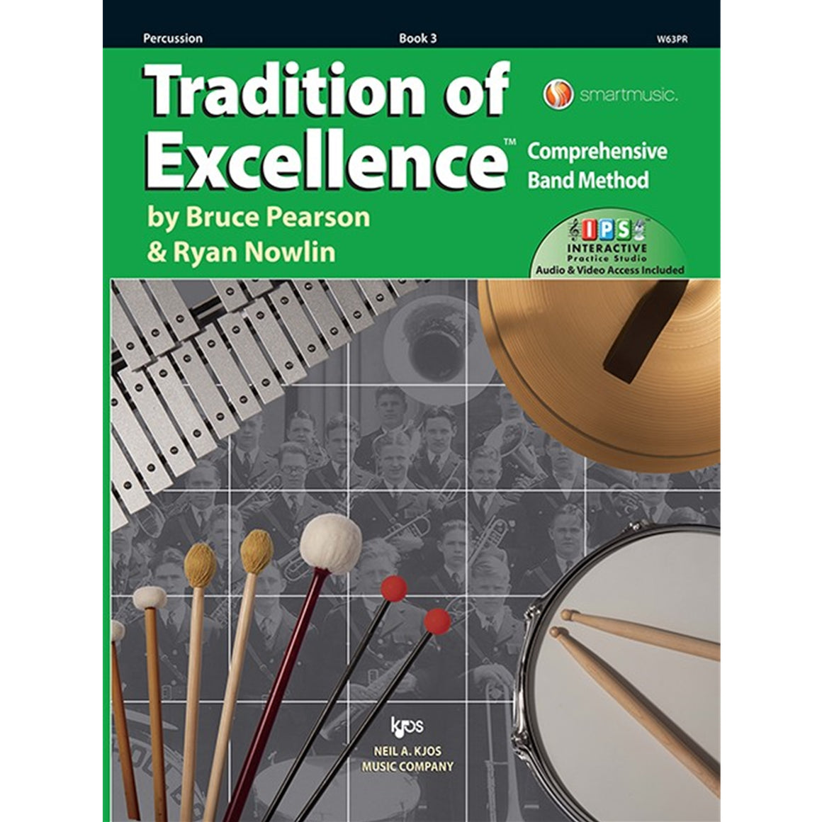 KJOS W63PR Tradition of Excellence Percussion Book 3