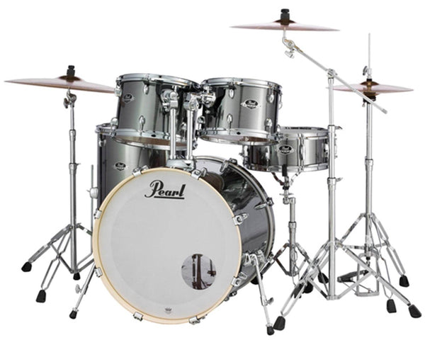 PEARL EXX725SC21 EXX Export 5 Piece Drum Set w/ Hardware (Smokey