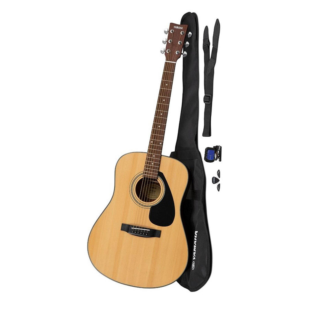 YAMAHA GIGMAKERDLX Gigmaker Dreadnought Acoustic Guitar Starter Pack (Natural) - Ray's Midbell Music