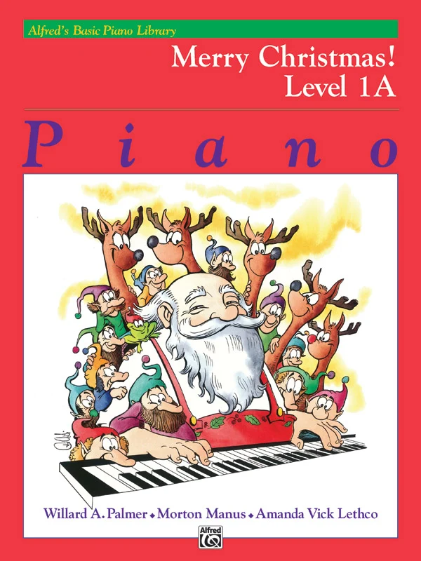 Alfred 002210 Alfred's Basic Piano Course: Merry Christmas! Book 1A [Piano]