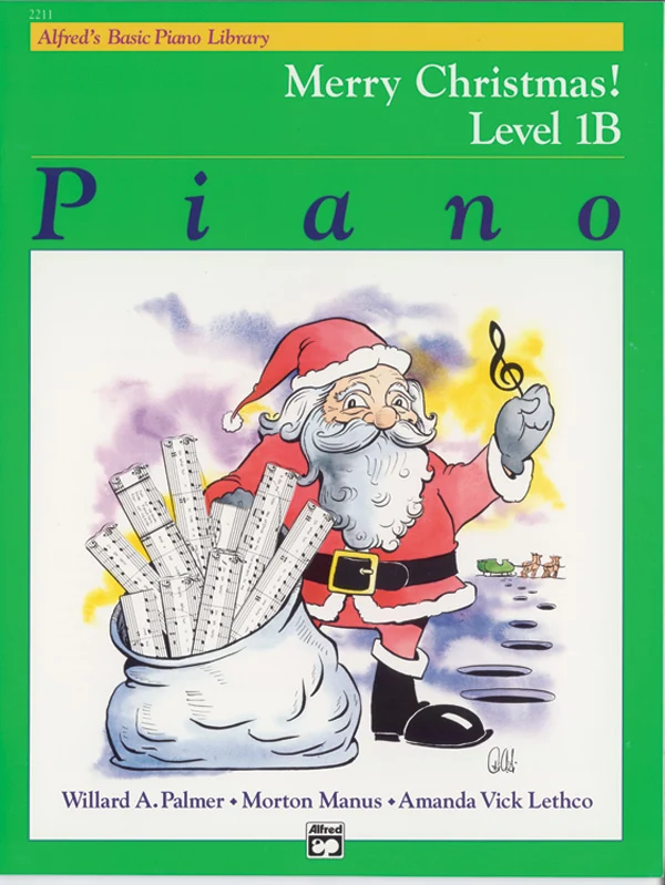 Alfred's Basic Piano Course: Merry Christmas! Book 1B [Piano] - 002211