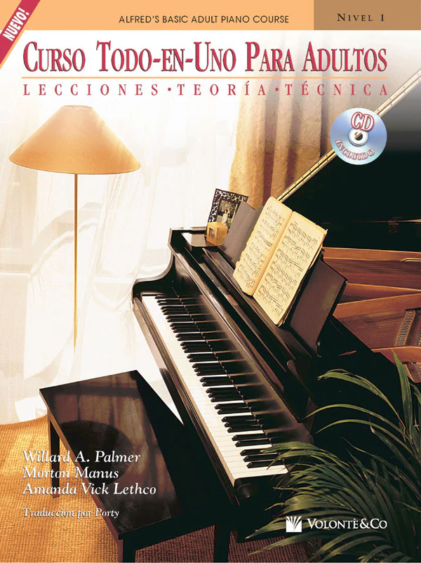 Alfred Publishi 0041998 Alfred's Adult All In One Piano Course Book 1 (Spanish)