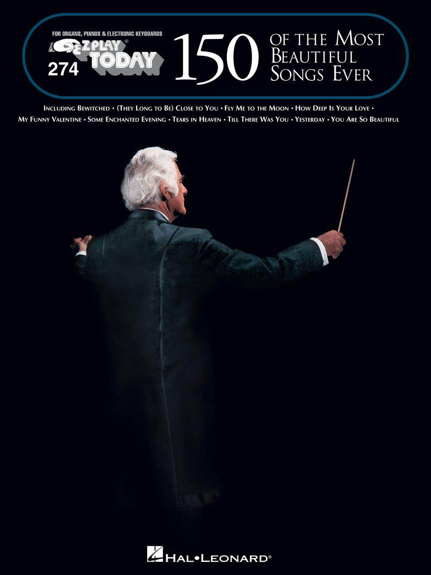HAL LEONARD 00100224 One Hundred Fifty of the Most Beautiful Songs Ever - E-Z Play Today Volume 274 - Ray's Midbell Music