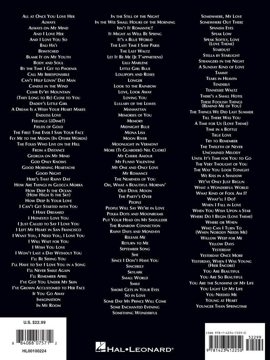 HAL LEONARD 00100224 One Hundred Fifty of the Most Beautiful Songs Ever - E-Z Play Today Volume 274 - Ray's Midbell Music