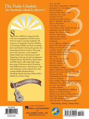 HAL LEONARD 00121280 The Daily Ukulele - Baritone Edition - Ray's Midbell Music