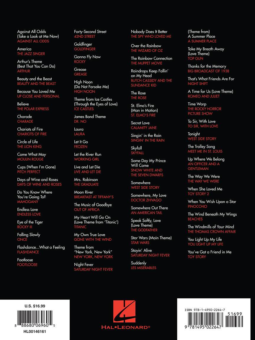 HAL LEONARD 00146161 Best Movie Soundtrack Songs Ever - Ray's Midbell Music
