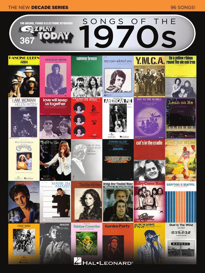 HAL LEONARD 00159573 Songs of the 1970s - The New Decade Series - E-Z Play Today Volume 367 - Ray's Midbell Music