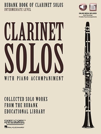 HAL LEONARD 00160726 Rubank Book of Clarinet Solos - Intermediate Level