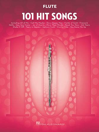 HAL LEONARD HL00194561 101 Hit Songs for Flute - Ray's Midbell Music