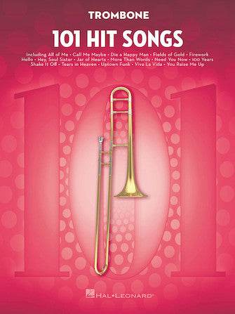 HAL LEONARD HL00197187 101 Hit Songs for Trombone - Ray's Midbell Music