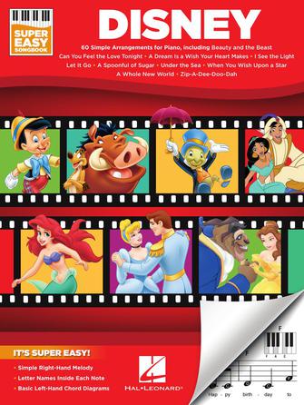 HAL LEONARD HL00199558 Disney Super Easy Songbook