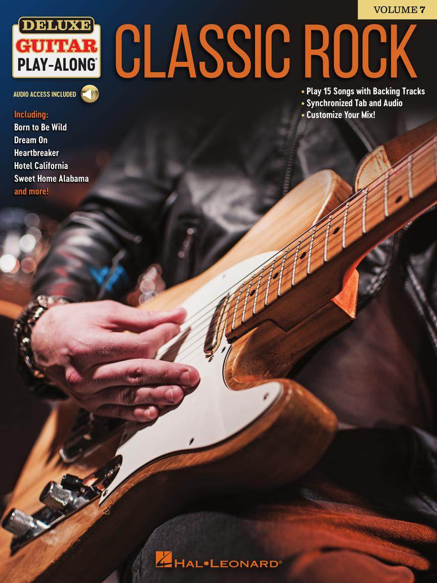 HAL LEONARD HL00248381 Classic Rock Deluxe Guitar Play-Along Volume 7 - Ray's Midbell Music