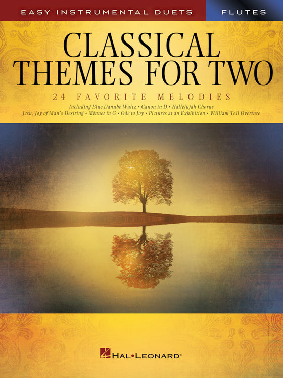 HAL LEONARD HL00254439 Classical Themes for Two Flutes - Easy Instrumental Duets