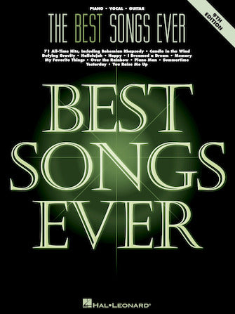 HAL LEONARD 00265721 The Best Songs Ever - 9th Edition