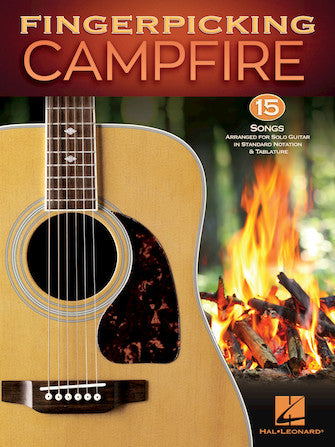 HAL LEONARD 00275964 Fingerpicking Campfire 15 Songs Arranged for Solo Guitar in Standard Notation & Tablature