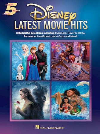 HAL LEONARD HL00277255 Disney Latest Movie Hits Five Finger Piano