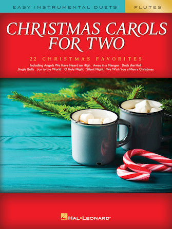 HAL LEONARD 00277964 Christmas Carols for Two Flutes - Easy Instrumental Duets