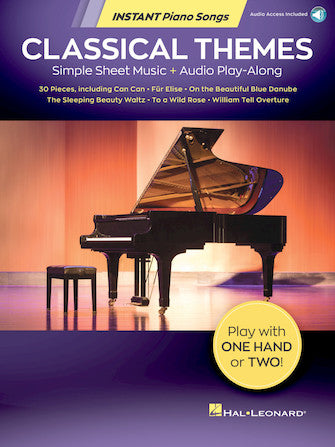 HAL LEONARD HL00283826 Classical Themes-Instant Piano Songs