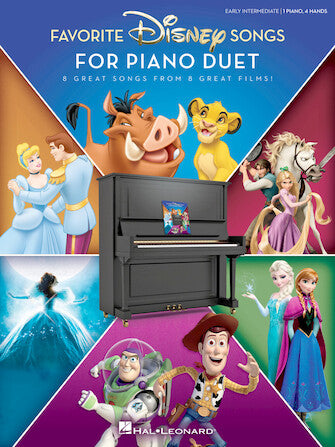 HAL LEONARD 00285563 Favorite Disney Songs for Piano Duet - 1 Piano, 4 Hands / Early Intermediate