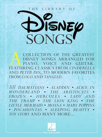 HAL LEONARD HL00287155 The Library of Disney Songs