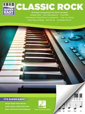 HAL LEONARD 00287526 Classic Rock - Super Easy Songbook - Ray's Midbell Music