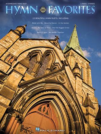 HAL LEONARD 00290555 Hymn Favorites - Intermediate Level 1 Piano, 4 Hands Duet - Ray's Midbell Music
