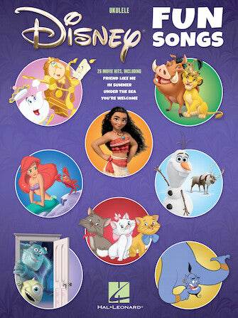 HAL LEONARD 00291547 Disney Fun Songs for Ukulele - Ray's Midbell Music
