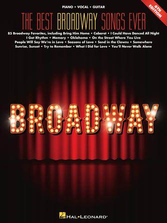 HAL LEONARD 00291992 The Best Broadway Songs Ever - 6th Edition - Ray's Midbell Music