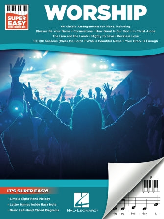 HAL LEONARD 00294871 Worship - Super Easy Songbook