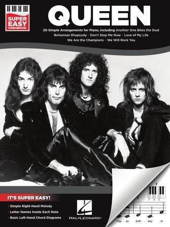HAL LEONARD 00294889 Queen - Super Easy Songbook - Ray's Midbell Music