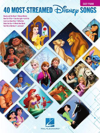 HAL LEONARD 00295713 The 40 Most-Streamed Disney Songs