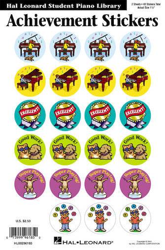 HAL LEONARD HL00296185 Achievement Stickers - Ray's Midbell Music