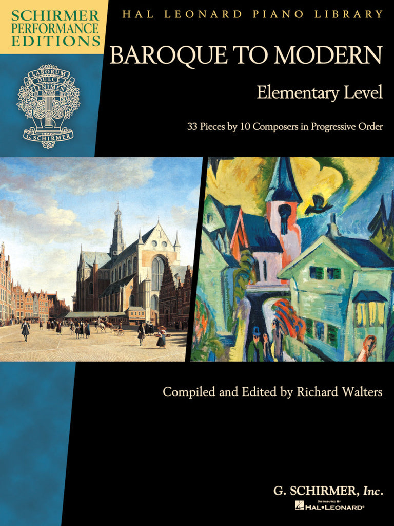 G.schirmer 00297104 Baroque to Modern: Elementary Level