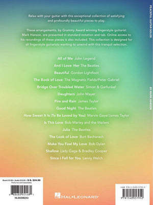 HAL LEONARD 00298243 Peaceful Guitar Solos - 15 Songs for Fingerstyle Guitar - Ray's Midbell Music
