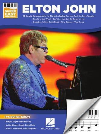 HAL LEONARD HL00298762 Elton John - Super Easy Songbook - Ray's Midbell Music